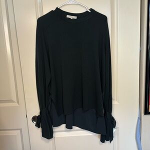 Tibi designer 100 percent merino wool and 100 percent silk combo Sweater